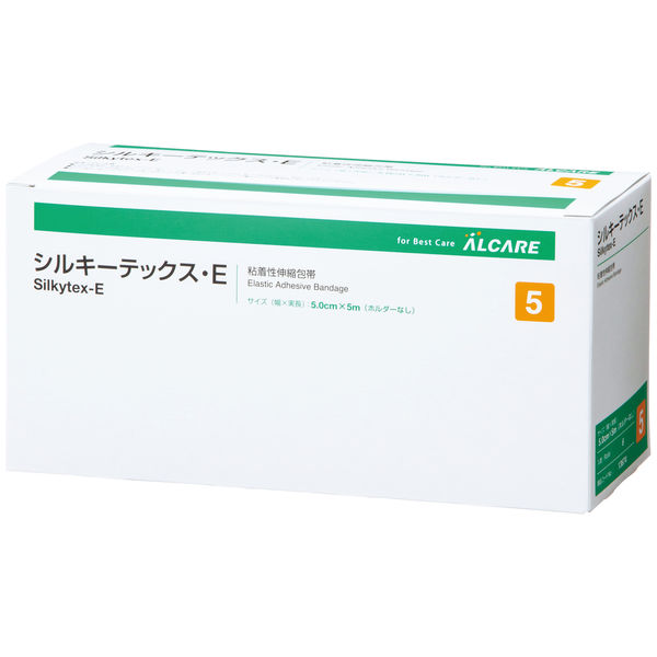 アルケア　シルキーテックス・E　5号　5cm×5m　13674　1箱（6巻入）