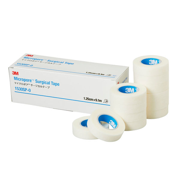 スリーエム 3M マイクロポア スキントーンサージカルテープ（医療用テープ） 肌色 12.5mm×9.1m 1533-0 1箱（24巻入）