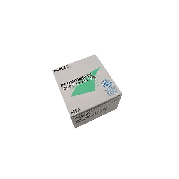 NEC　プリンタ用リボン　PR-D201MX2-02　交換用インクリボン　1箱(4本入)　（直送品）
