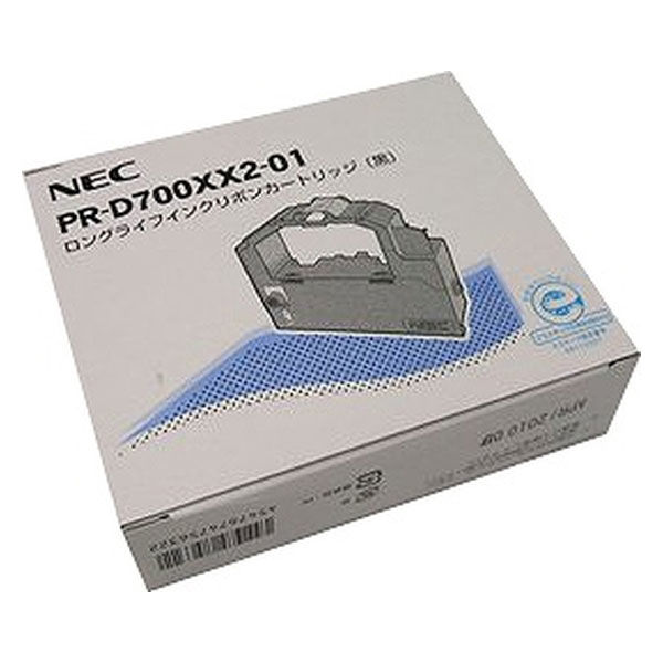 NEC 純正インクリボンカートリッジ PR-D700XX2-01 黒 1個 - アスクル