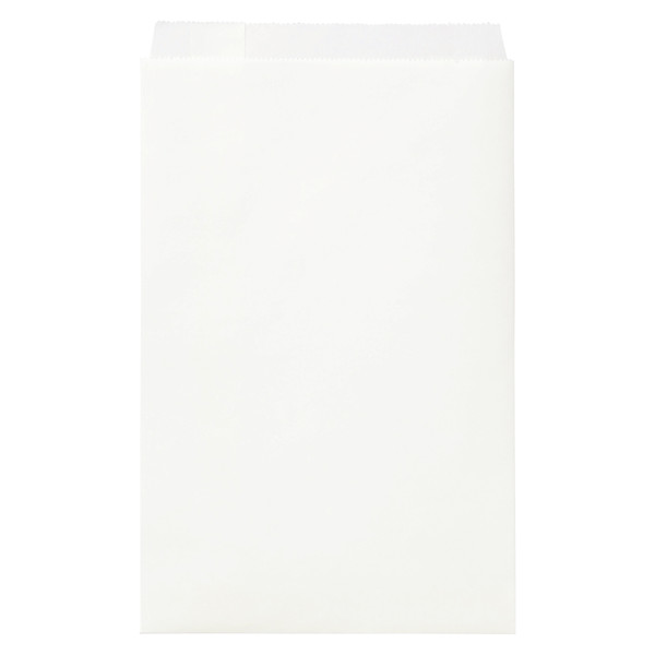 アスクル 紙平袋 白 無地 大 1袋（200枚入）【紙袋】 オリジナル
