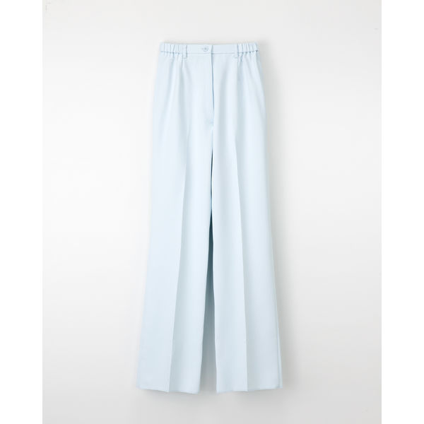 ナガイレーベン 女子パンツ ナースパンツ 医療白衣 ブルー L CF-4803（取寄品）