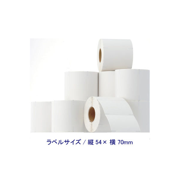 大阪シーリング印刷　感熱ロールラベル　70×54mm　01833-C0010　1箱（10巻入）　（直送品）