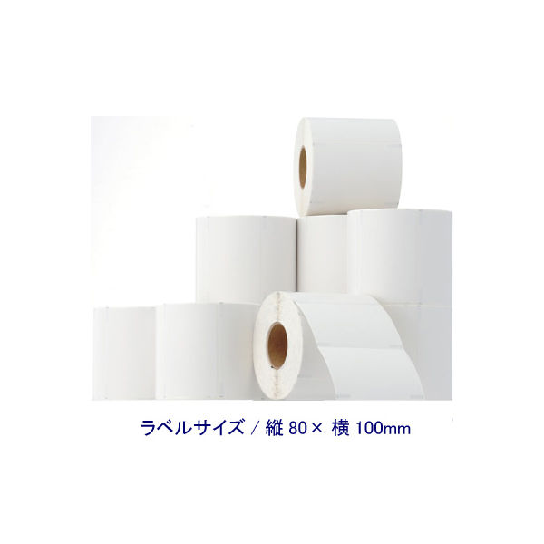 大阪シーリング印刷　熱転写ロールラベル　100×80mm　01833-C0024　1箱（10巻入）　（直送品）