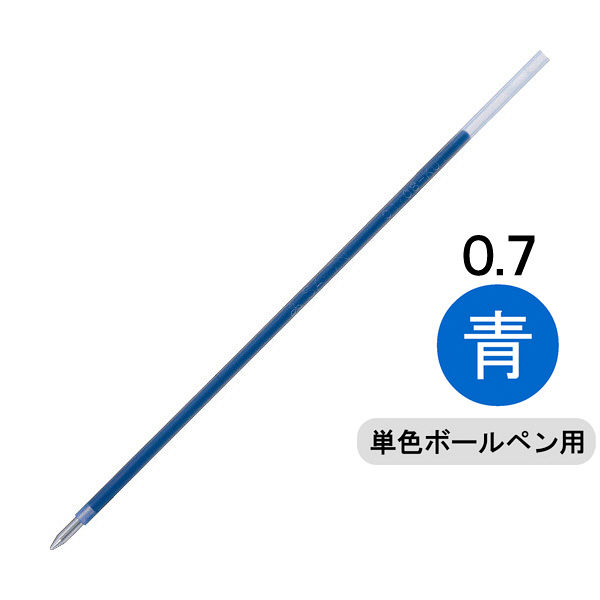 【新品】（まとめ）三菱鉛筆 油性ボールペン 替芯 0.7mm 青 VERY楽ボ細字用 SA7N.33 1本 【×100セット】