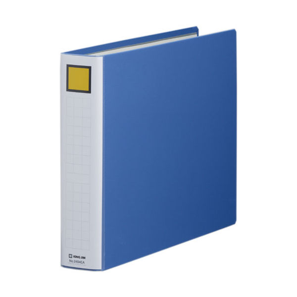 キングジム　スーパードッチ〈脱・着〉イージー　B4ヨコ　2494EA　とじ厚40ｍｍ青1冊　（直送品）