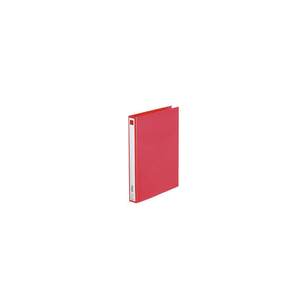 キングジム　リングファイル（エコノミータイプ）　A4タテ　背幅33mm赤　612　1箱（40冊：10冊入×4箱）　（直送品）