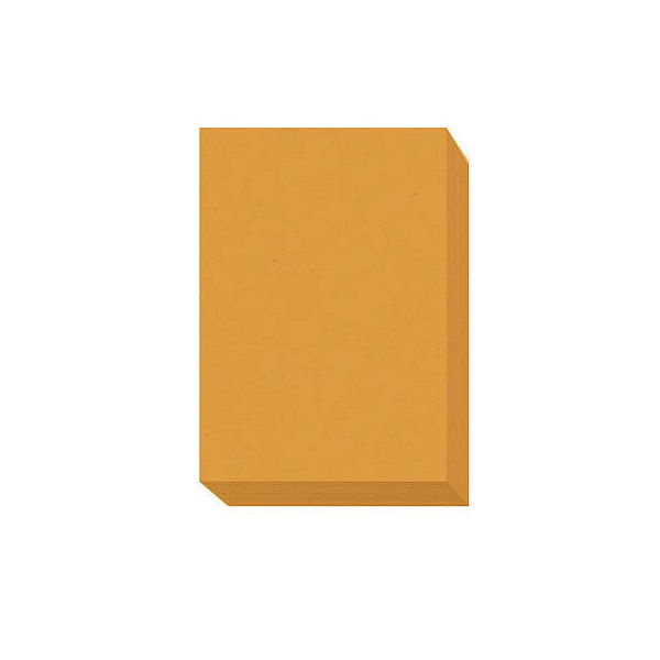エコノミーカラーペーパー　A3　1セット（500枚×2冊入）　オレンジ　アスクル