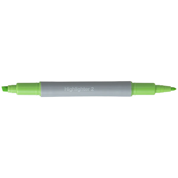アスクル　蛍光ペン　ツインタイプ　グリーン　緑　30本　蛍光マーカー オリジナル