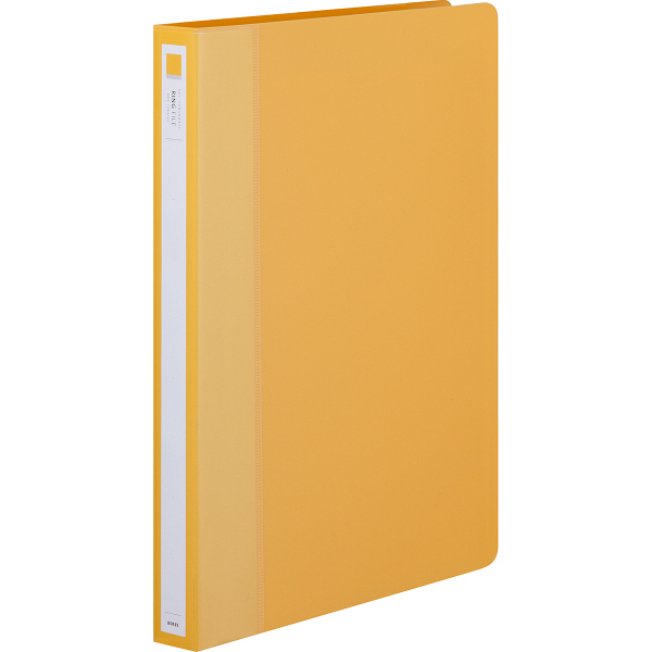 アスクル　リングファイル　A4タテ　丸型2穴　背幅27mm　イエロー　黄色　60冊  オリジナル