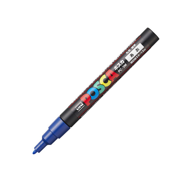 三菱鉛筆 水性ペン ポスカ 極太 角芯 PC17K.33 青