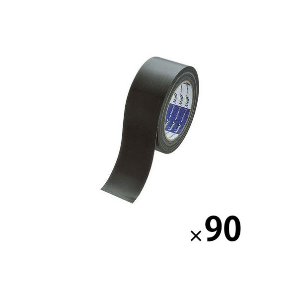 古藤工業 Monf No.890 カラー布粘着テープ 黒 厚0.22mm×幅50mm×長さ25m 