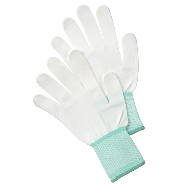【現場のチカラ】作業用手袋(ノンコート)　インナー手袋　ホワイト　Mサイズ　1袋(10双入)　川西工業　オリジナル