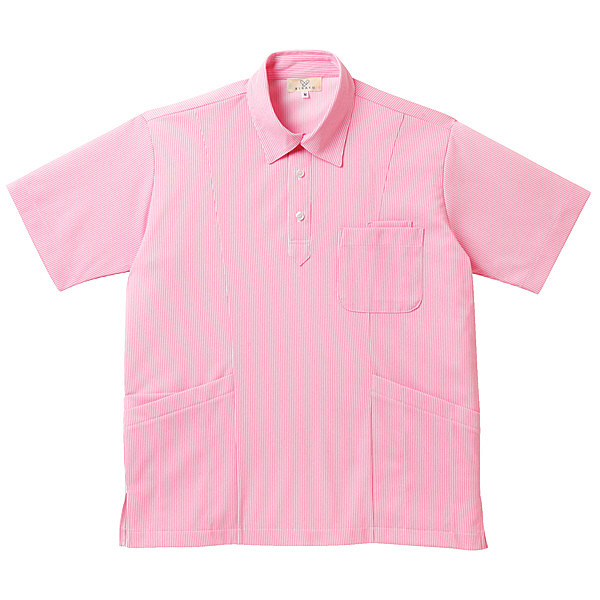 トンボ　キラク　ニットシャツ男女兼用　L　CR147-14-L　（取寄品）