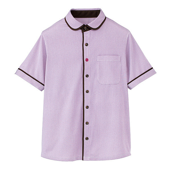 カーシーカシマ　半袖ニットシャツ（男女共用）　5L　HM-2659-7-5L　（取寄品）