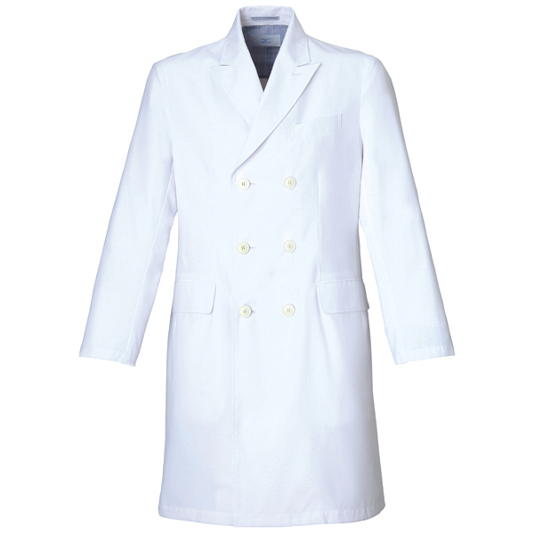 ミズノ ユナイト ドクターコート（男性用） ホワイト 3L MZ0026 医療白衣 診察衣 薬局衣 1枚（取寄品）