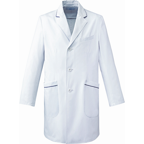 ミズノ ユナイト ドクターコート（男性用） ホワイト 3L MZ0108 医療白衣 診察衣 薬局衣 1枚（取寄品）