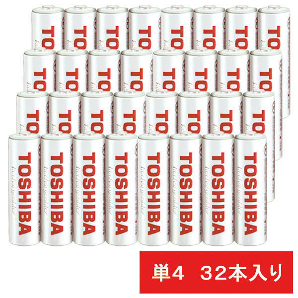 東芝　ニッケル水素電池　TNH-4WB4P　1セット（32本）