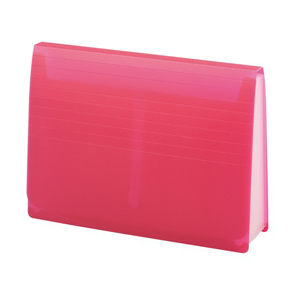 リヒトラブ　エクスパンディングファイル　赤　A-5050-3　（直送品）