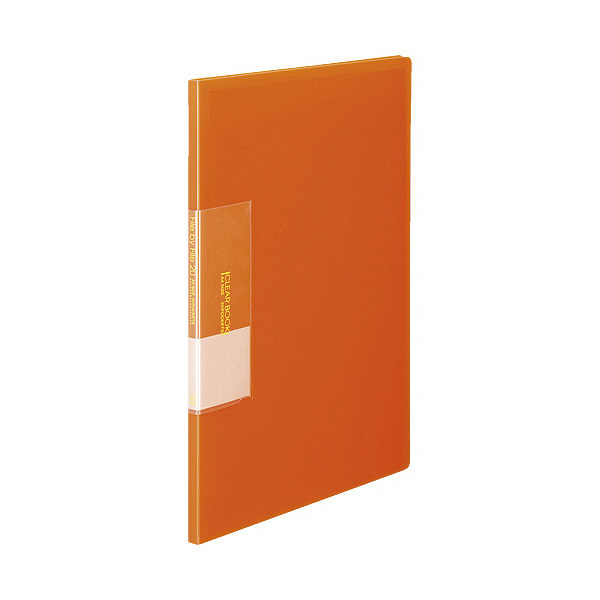 ビュートン　スリムクリヤーブック20P　FCB-A4-20OR　（直送品）