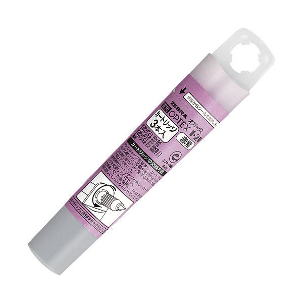 ゼブラ　オプテックス1・2カートリッジ　3本入　RWK8-WR　（直送品）