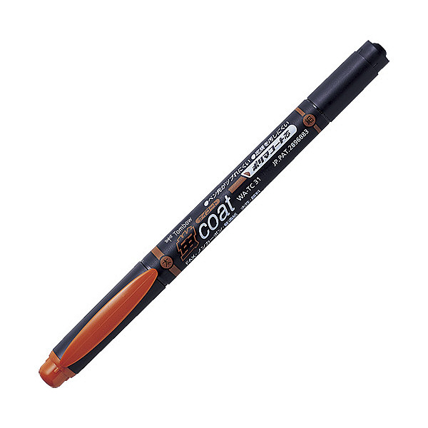 まとめ) トンボ鉛筆 蛍光マーカー 蛍COAT 3色(各色1本) WA-TC3C 1