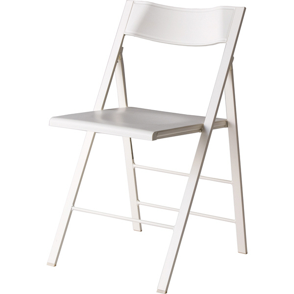 arrmet（アーメット）　折りたたみ椅子　Pocket（ポケットチェア)　ホワイト　2脚セット　（取寄品）