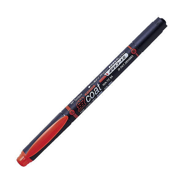 トンボ鉛筆 蛍コート 赤 WA-TC94 （直送品） - アスクル