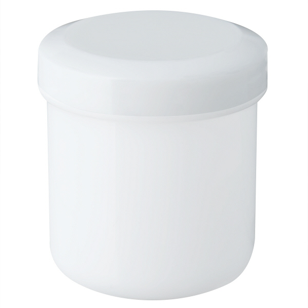 金鵄製作所 軟膏壺（定量型軟膏容器） 50mL ホワイト 1セット（150個：30個入×5袋）