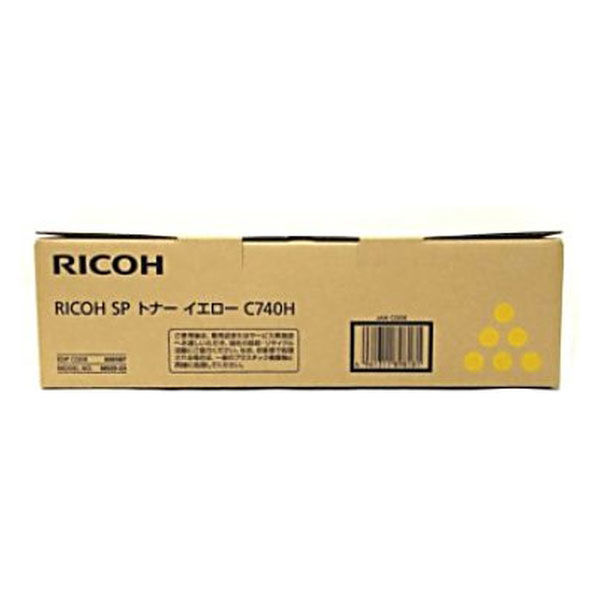 リコー（RICOH） 純正トナー  RICOH SP C740H イエロー 大容量 600587 1個