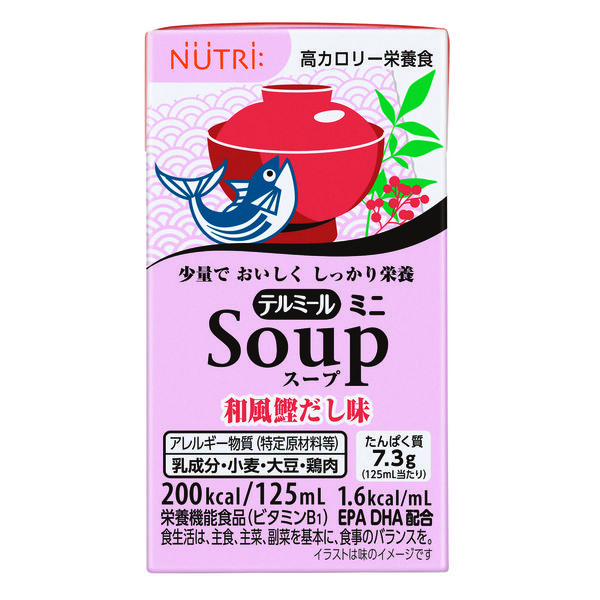 ニュートリー　テルミールミニスープ　和風鰹だし味　１箱（２４個入）（取寄品）