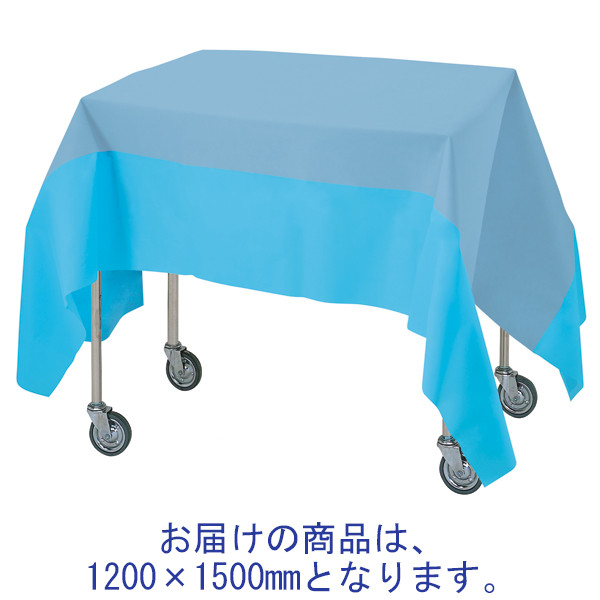 器械台カバー（仮止テープ付/1200×1500）　DEF-45-T80　1箱（35枚入）　日本メディカルプロダクツ　（取寄品）