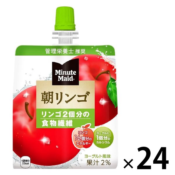 コカ・コーラ コカ・コーラ ミニッツメイド 朝りんご 180g 1箱（24個入