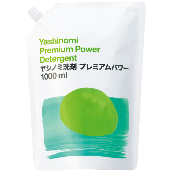 ヤシノミ洗剤プレミアムパワー 食器用洗剤 無香料・無着色 詰め替え用 1L 1個　サラヤ  オリジナル