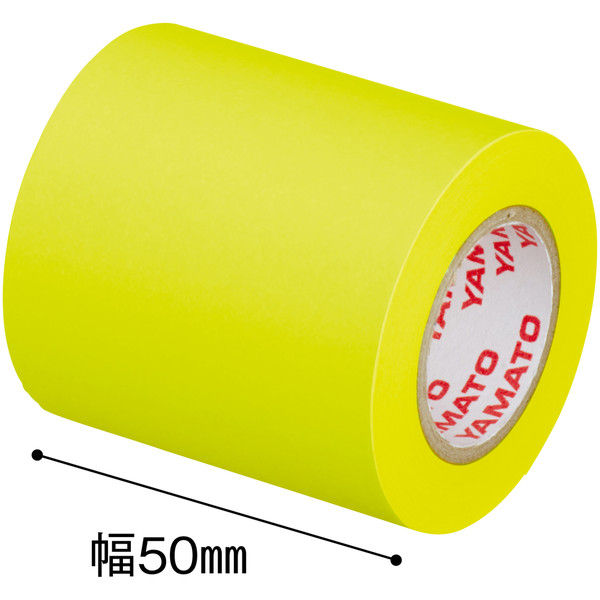 ヤマト メモックロールテープ 蛍光カラー スペア レモン RK-50H-LE 1巻