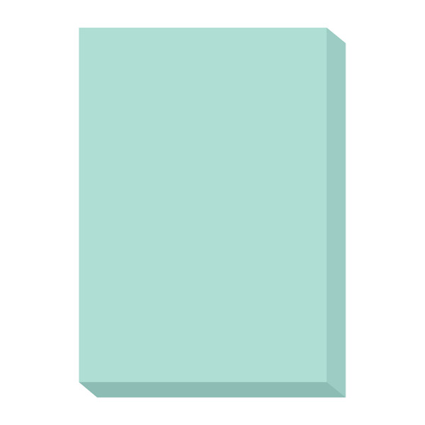 オフィス用紙カラーR100　ブルー　A4サイズ　OFR100B-A4　1箱（500枚入×5冊）　北越紀州製紙