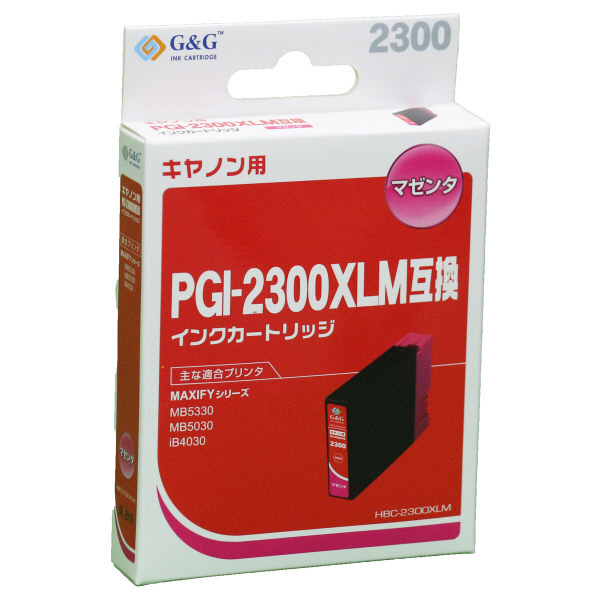 キヤノン（Canon）用 互換インク HBC-2300XLM マゼンタ （PGI-2300XLM