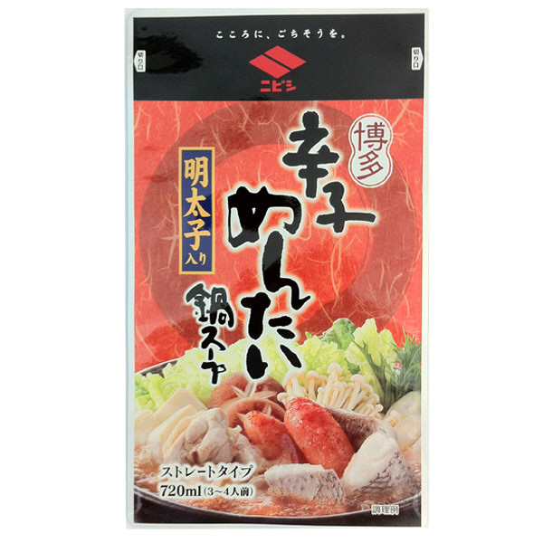 二ビシ　博多辛子めんたい鍋スープ　720ml