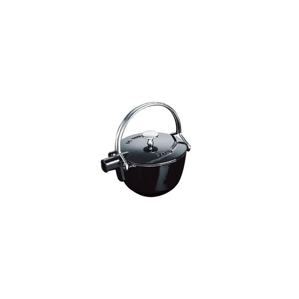 ストウブ STAUB ティーポット 丸型1.15Lブラック 正規品 （取寄品