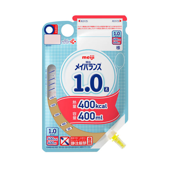 明治 メイバランス1.0Zパック 400kcal 1箱（12パック入）（取寄品）