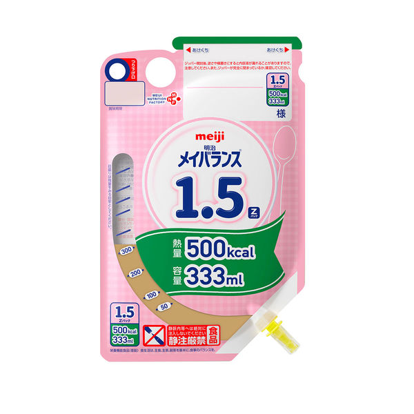 明治 メイバランス1.5Zパック500K 333mL（取寄品） - アスクル