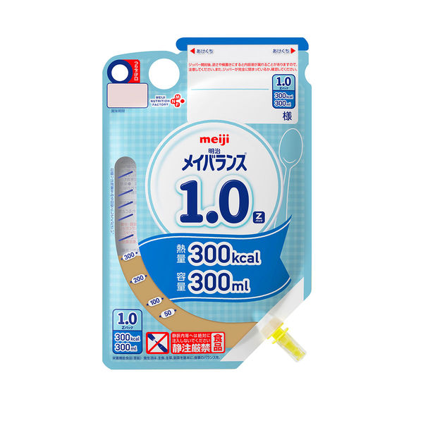 明治 メイバランス1.0Zパック 300kcal 1箱（12個入）（取寄品） - アスクル