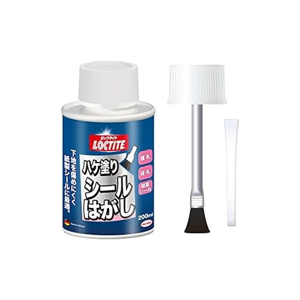 ヘンケルジャパン　ロックタイトハケ塗りシールはがし　ヘラ付き200ml　964283