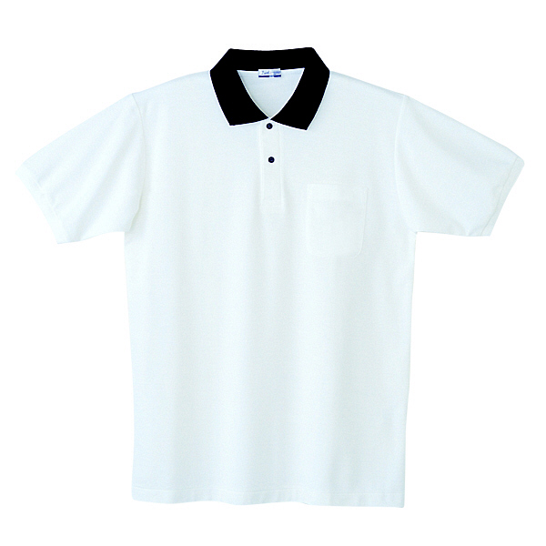 自重堂 半袖ポロシャツ 男女兼用 ホワイト LL 24444（取寄品）