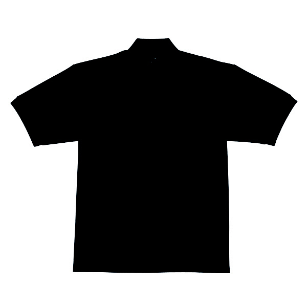 自重堂 半袖ポロシャツ 男女兼用 ブラック L 47614（取寄品）