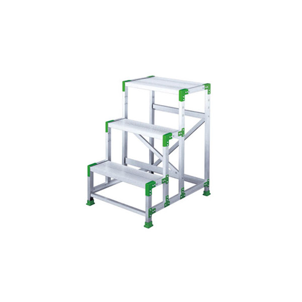 Hasegawa(長谷川工業) 踏台 エコシリーズ組立式作業台 3段 90cm EWA-30