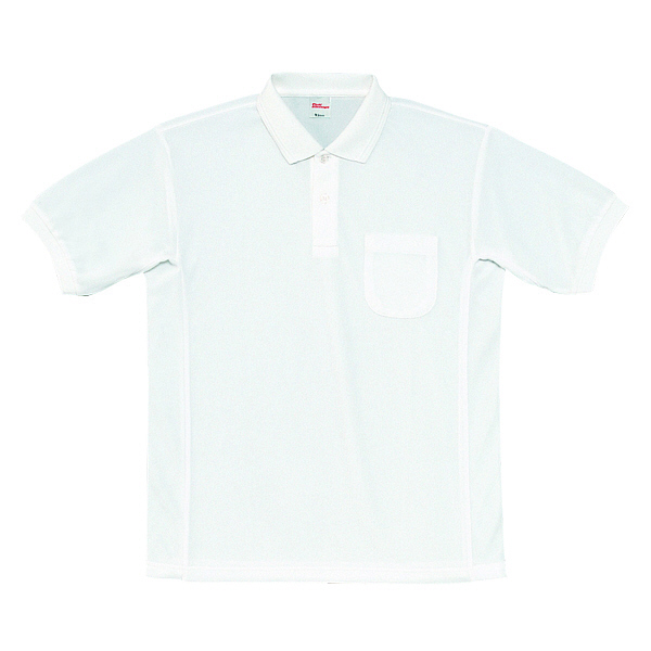 自重堂 半袖ポロシャツ 男女兼用 ホワイト SS 47664（取寄品）
