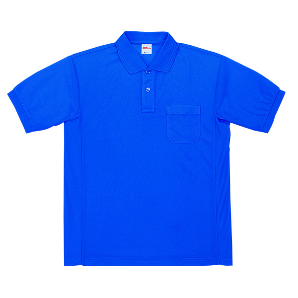 自重堂 半袖ポロシャツ 男女兼用 ロイヤルブルー SS 47664（取寄品）