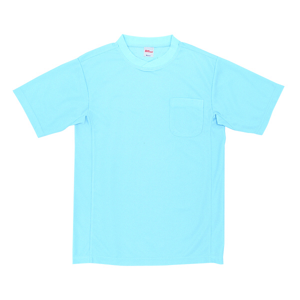 自重堂 半袖Tシャツ 男女兼用 サックス LL 47684（取寄品）