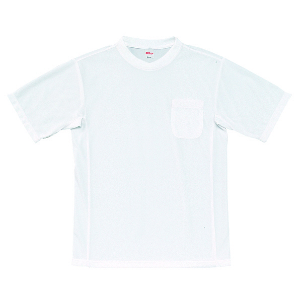 自重堂 半袖Tシャツ 男女兼用 ホワイト LL 47684（取寄品）